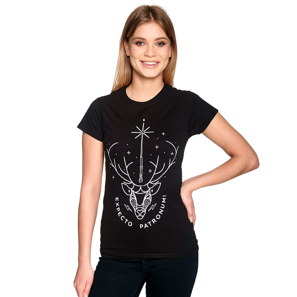 Produktbild Harry Potter - Expecto Patronum T-Shirt Damen schwarz