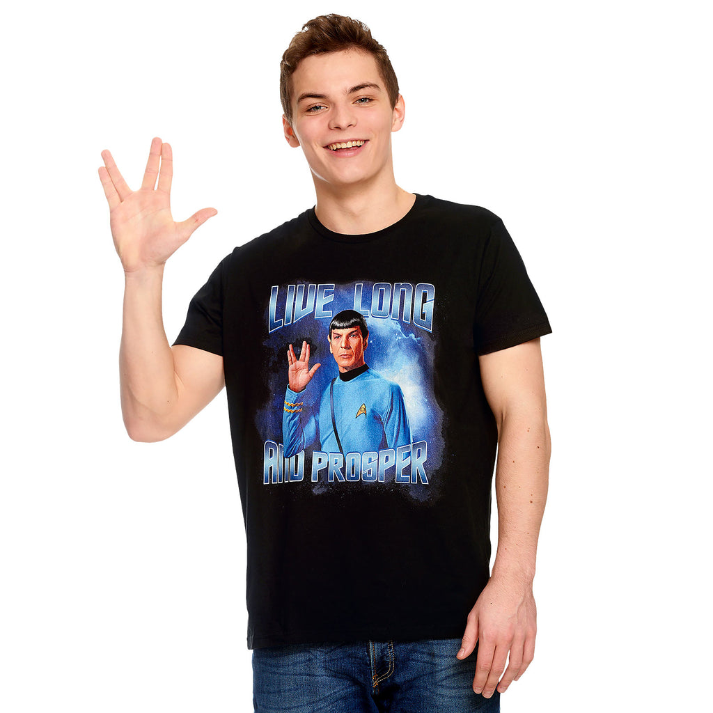 Produktbild Star Trek - Spock Live Long and Prosper T-Shirt schwarz