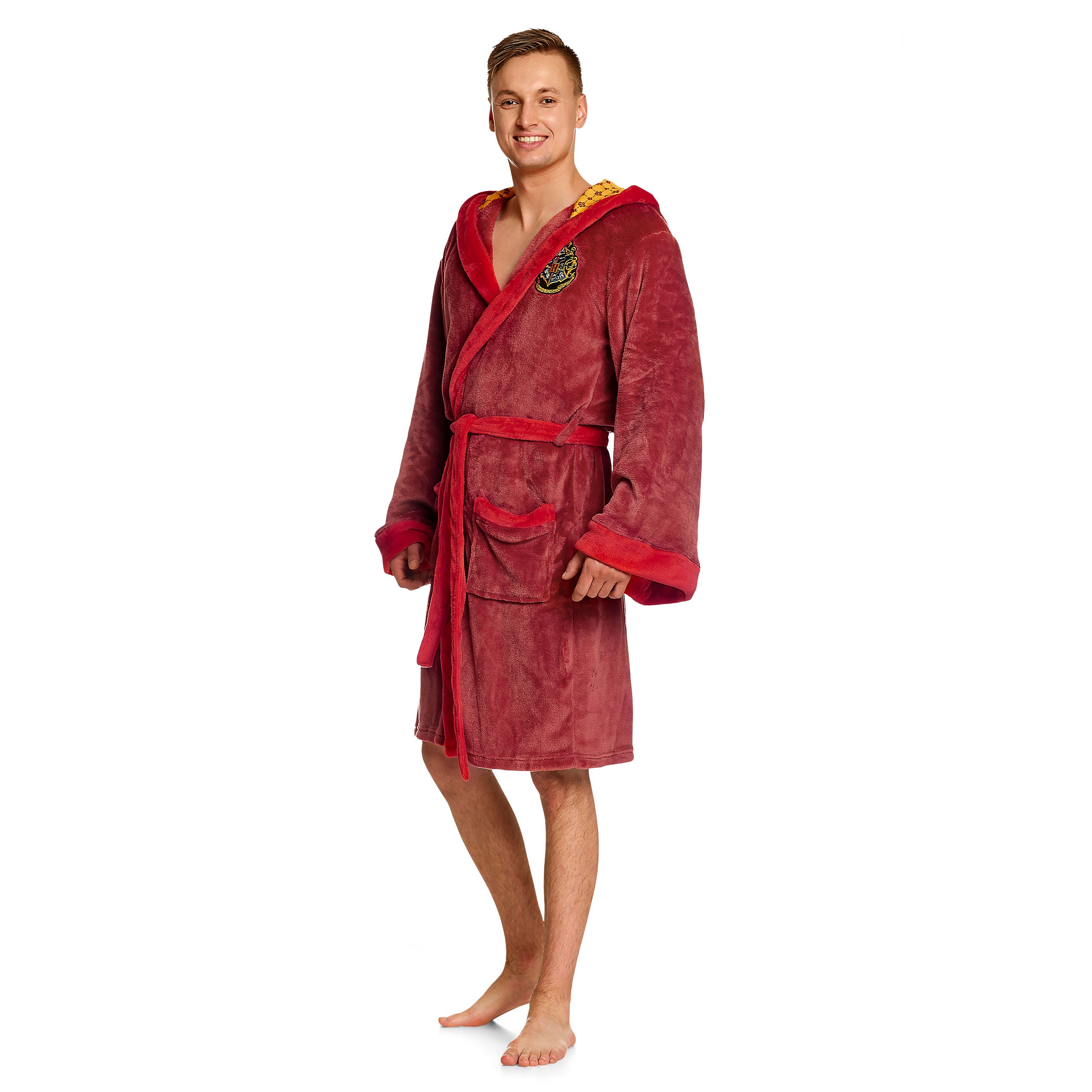 Produktbild Harry Potter - Gryffindor Wappen Bademantel rot