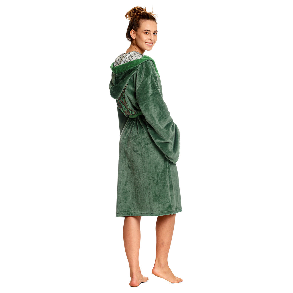 Produktbild Harry Potter - Slytherin Wappen Bademantel grün