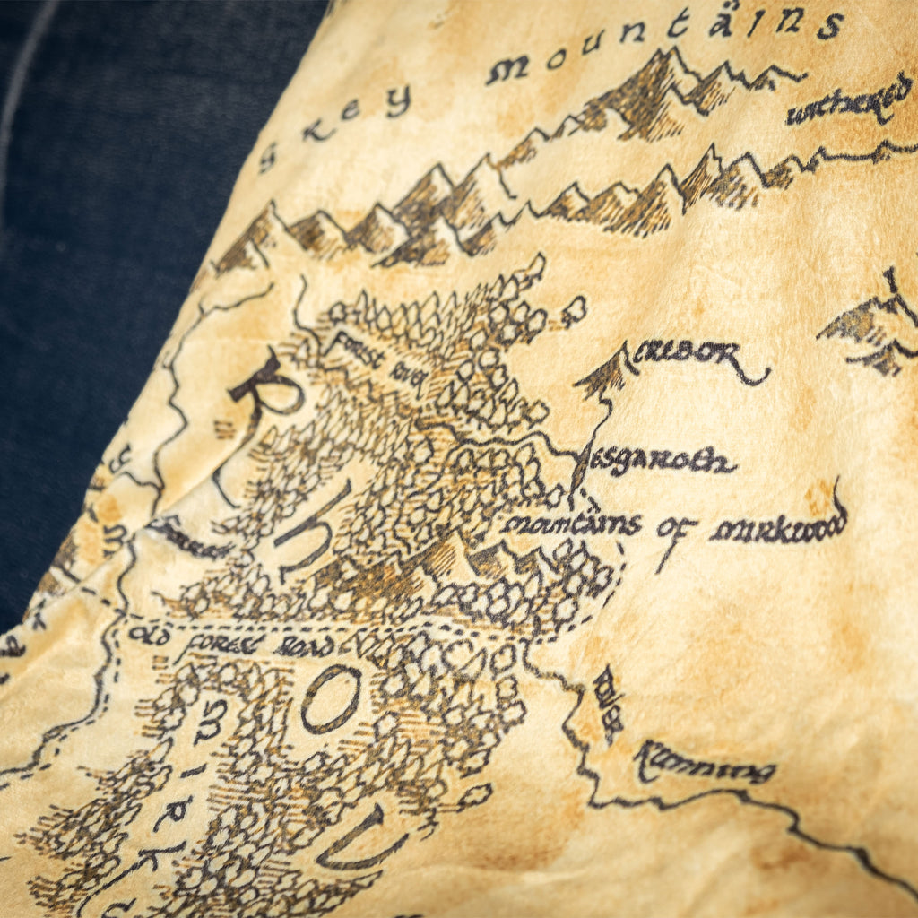 Produktbild Der Herr der Ringe - Mittelerde Karte Flauschdecke mit Teddyfell