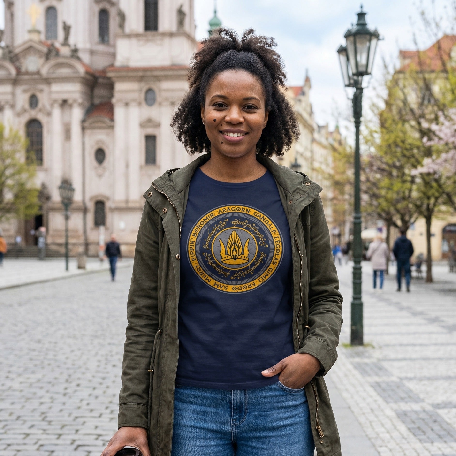 Produktbild Der Herr der Ringe - Gemeinsam für Gondor T-Shirt blau