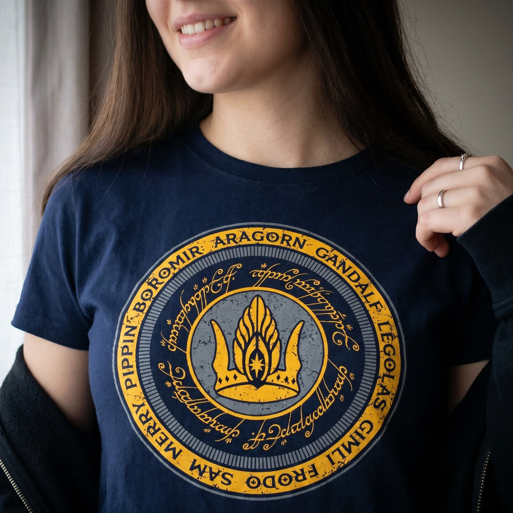 Produktbild Der Herr der Ringe - Gemeinsam für Gondor T-Shirt blau
