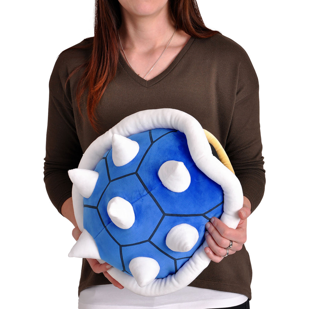 Produktbild Super Mario - Blauer Stachi-Panzer Plüsch Figur XL