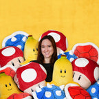 Produktbild Super Mario - Blauer Stachi-Panzer Plüsch Figur XL