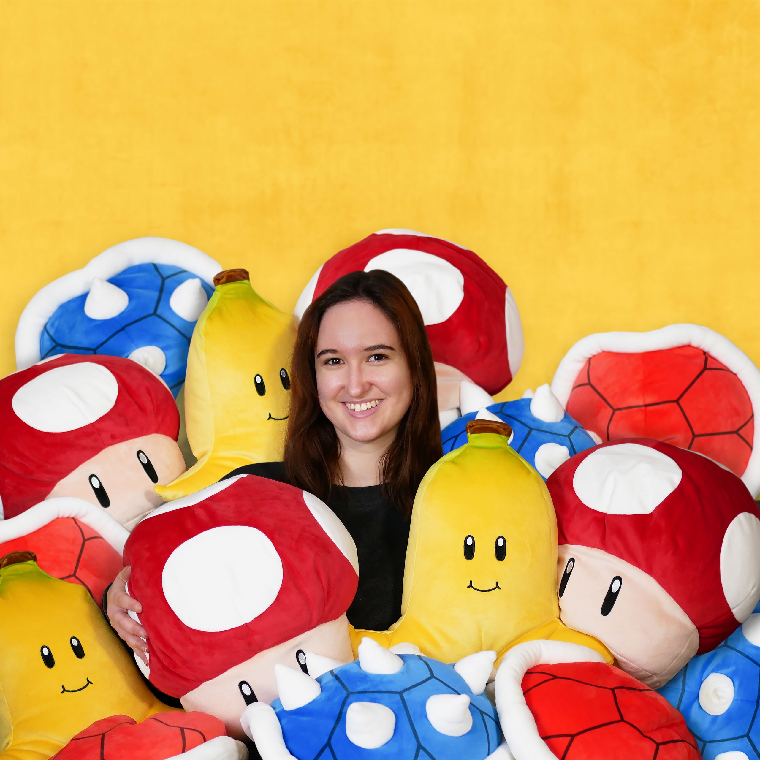 Produktbild Super Mario - Roter Panzer Plüsch Figur XL