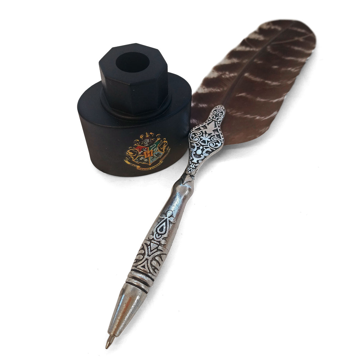 Produktbild Harry Potter - Schreibfeder Stift mit Tintenfass Halter