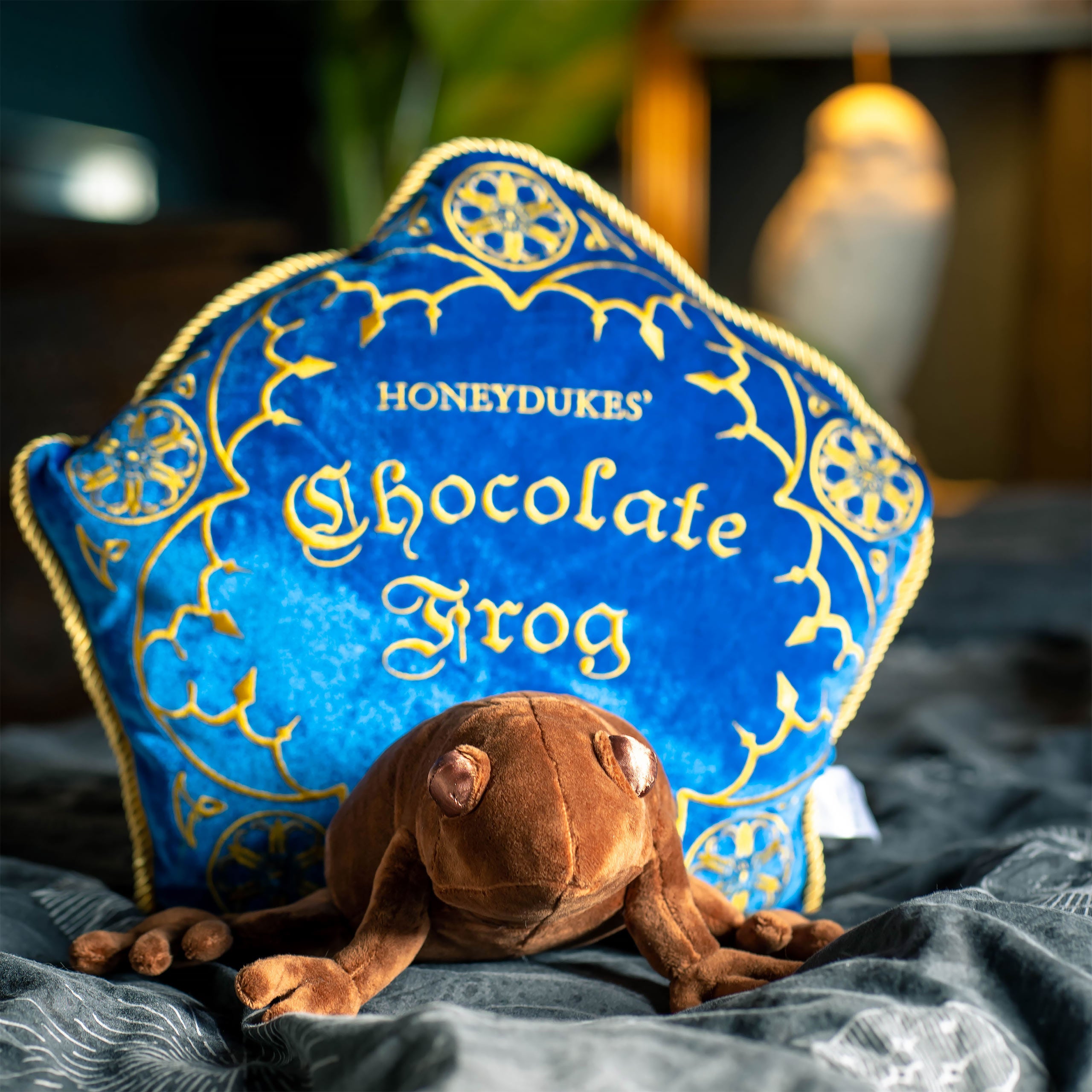 Produktbild Harry Potter - Schokofrosch Kissen mit Plüsch Figur