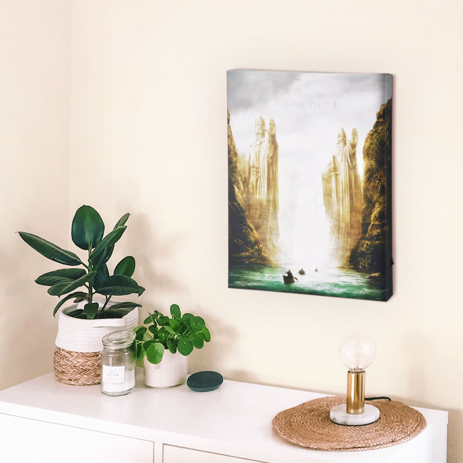 Produktbild Der Herr der Ringe - Argonath Wandbild mit Licht