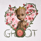 Produktbild Guardians of the Galaxy - Baby Groot Heart T-Shirt Damen weiß