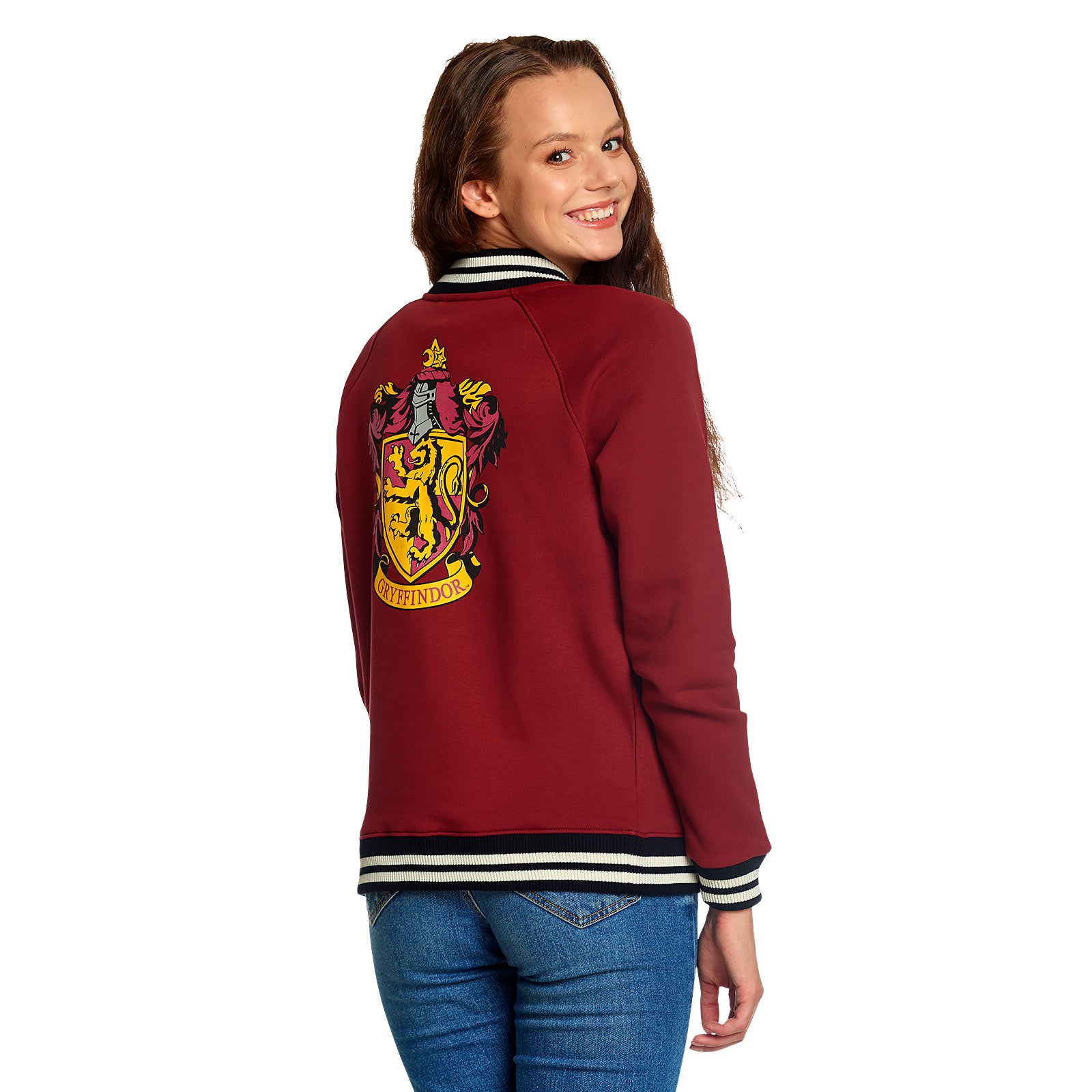 Produktbild Harry Potter - Gryffindor Wappen College Jacke Damen rot