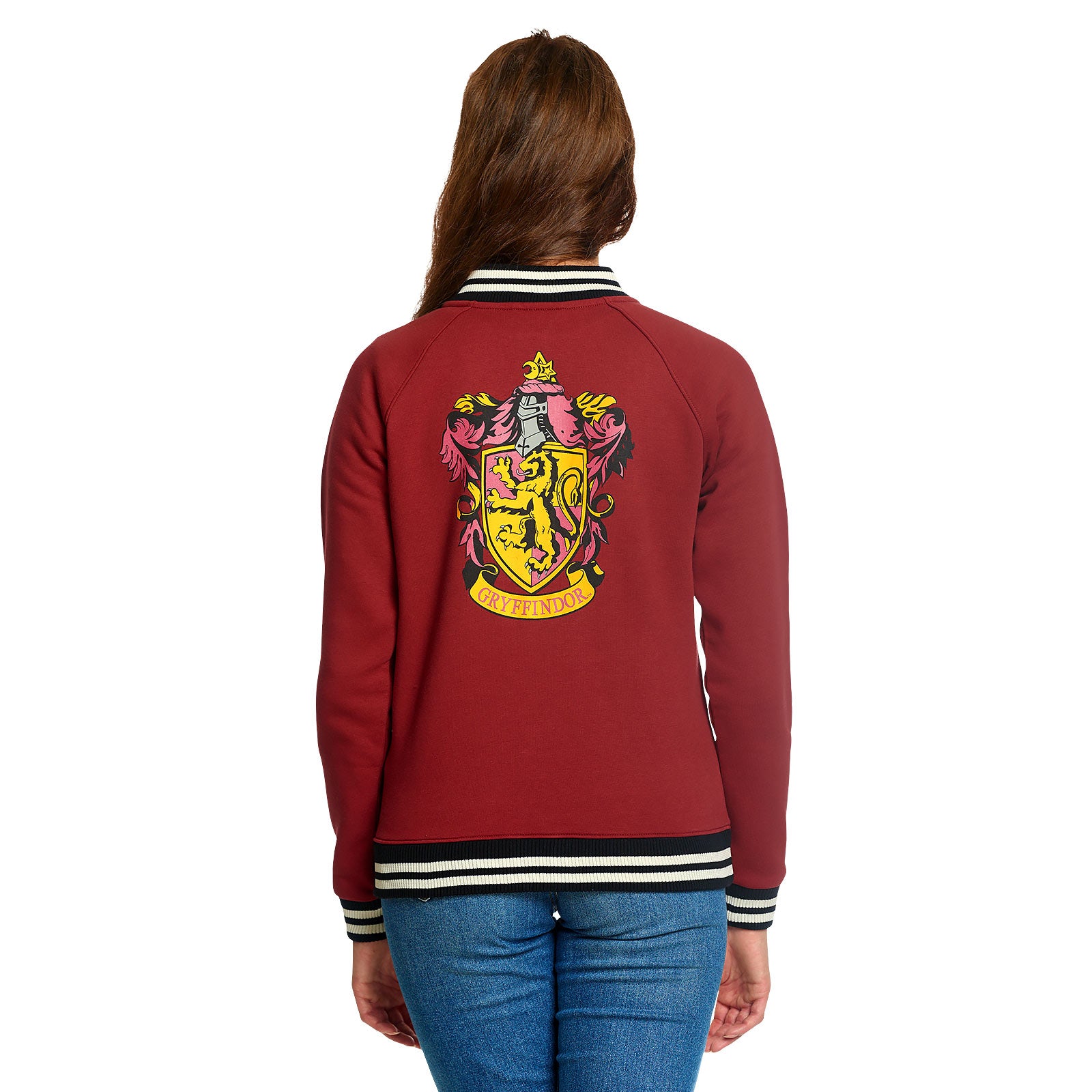 Produktbild Harry Potter - Gryffindor Wappen College Jacke Damen rot