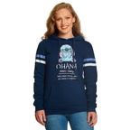 Produktbild Lilo & Stitch - Ohana Means Family Hoodie Damen blau