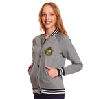 Produktbild Harry Potter - Hufflepuff Wappen College Jacke Damen grau