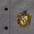 Produktbild Harry Potter - Hufflepuff Wappen College Jacke Damen grau