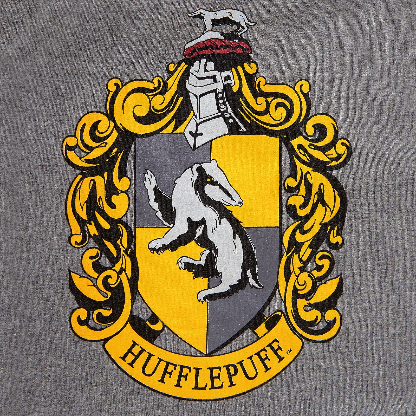 Produktbild Harry Potter - Hufflepuff Wappen College Jacke Damen grau
