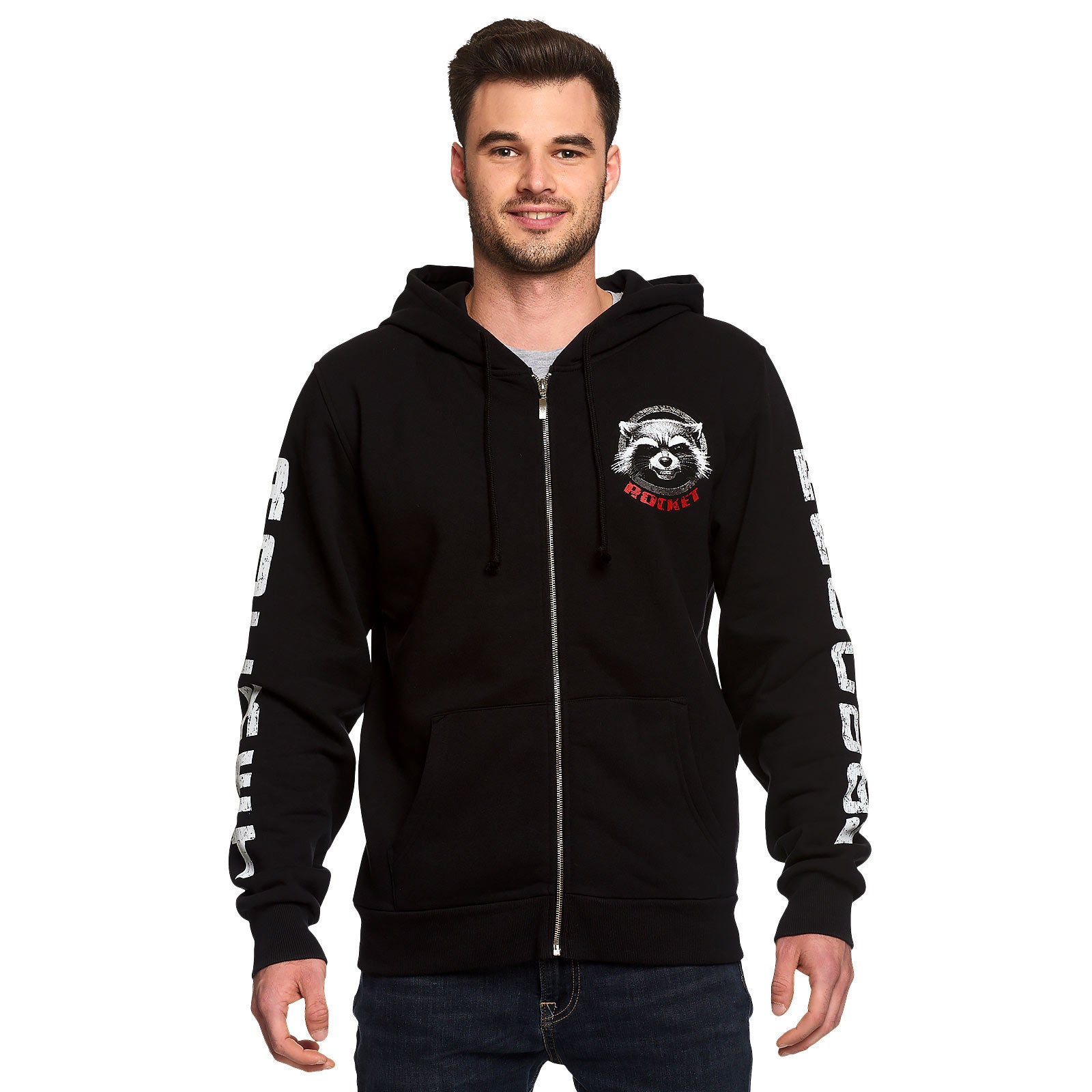 Produktbild Guardians of the Galaxy - Rocket Raccoon Kapuzenjacke schwarz