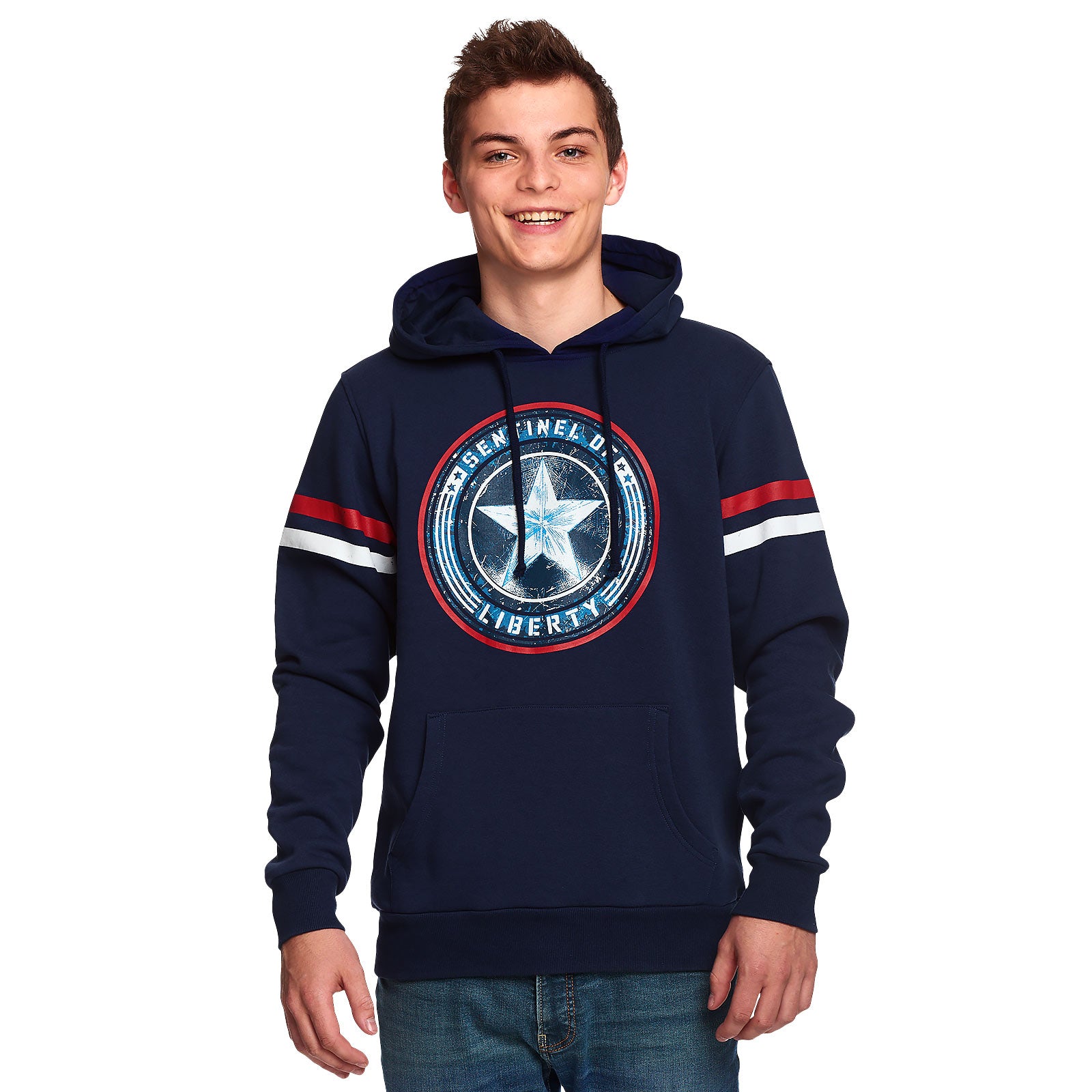 Produktbild Captain America - Sentinel of Liberty Hoodie blau