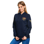 Produktbild Captain Marvel - Star Logo Hoodie Damen blau