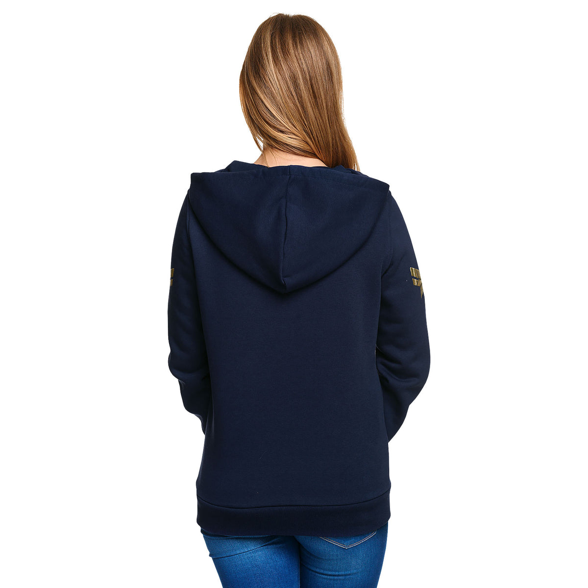 Produktbild Captain Marvel - Star Logo Hoodie Damen blau