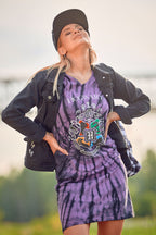 Produktbild Harry Potter - Hogwarts Wappen Batik Minikleid