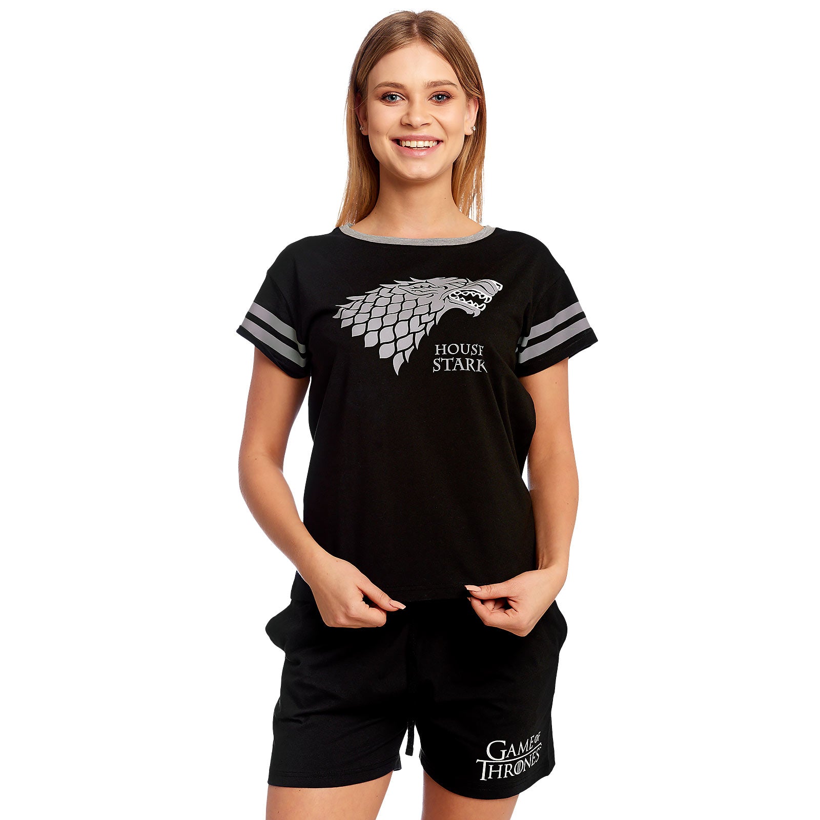 Produktbild Game of Thrones - Stark Wappen Pyjama kurz Damen