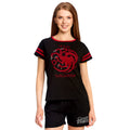Produktbild Game of Thrones - Targaryen Wappen Pyjama kurz Damen