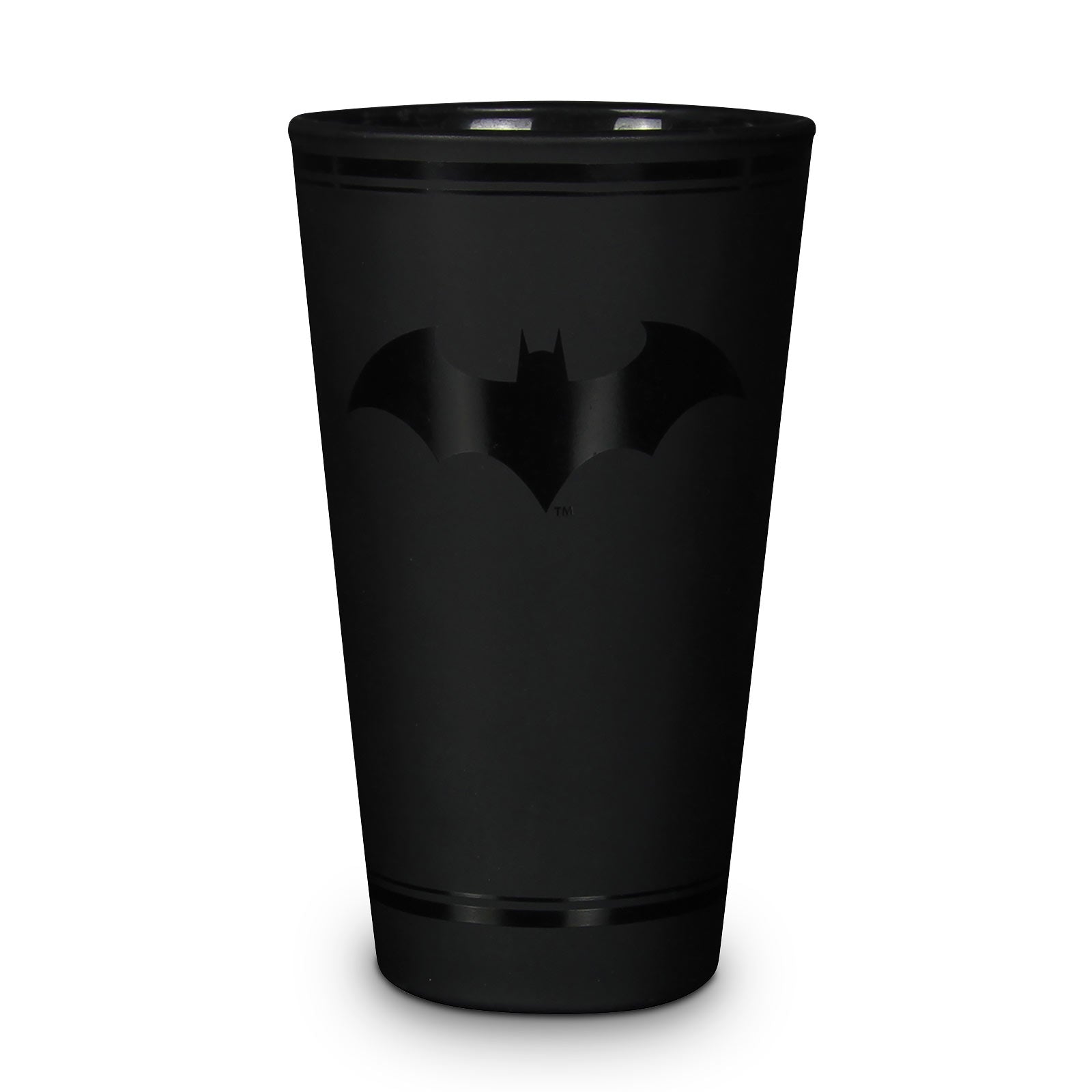 Produktbild Batman - Logo Glas schwarz