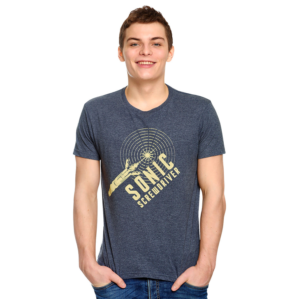 Doctor Who - Sonic Screwdriver T-Shirt blau