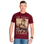Produktbild Iron Man - I'm Tony Stark T-Shirt rot