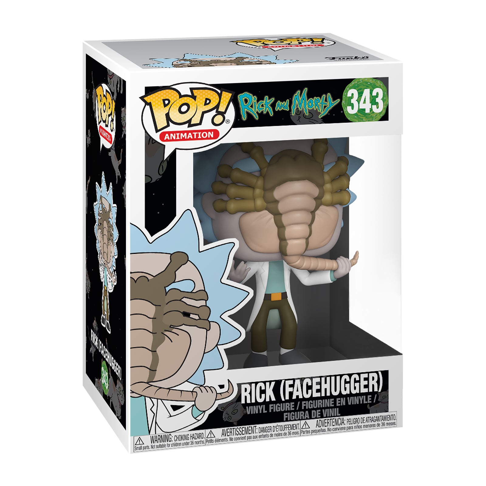 Produktbild Rick and Morty - Rick Facehugger Funko Pop Figur