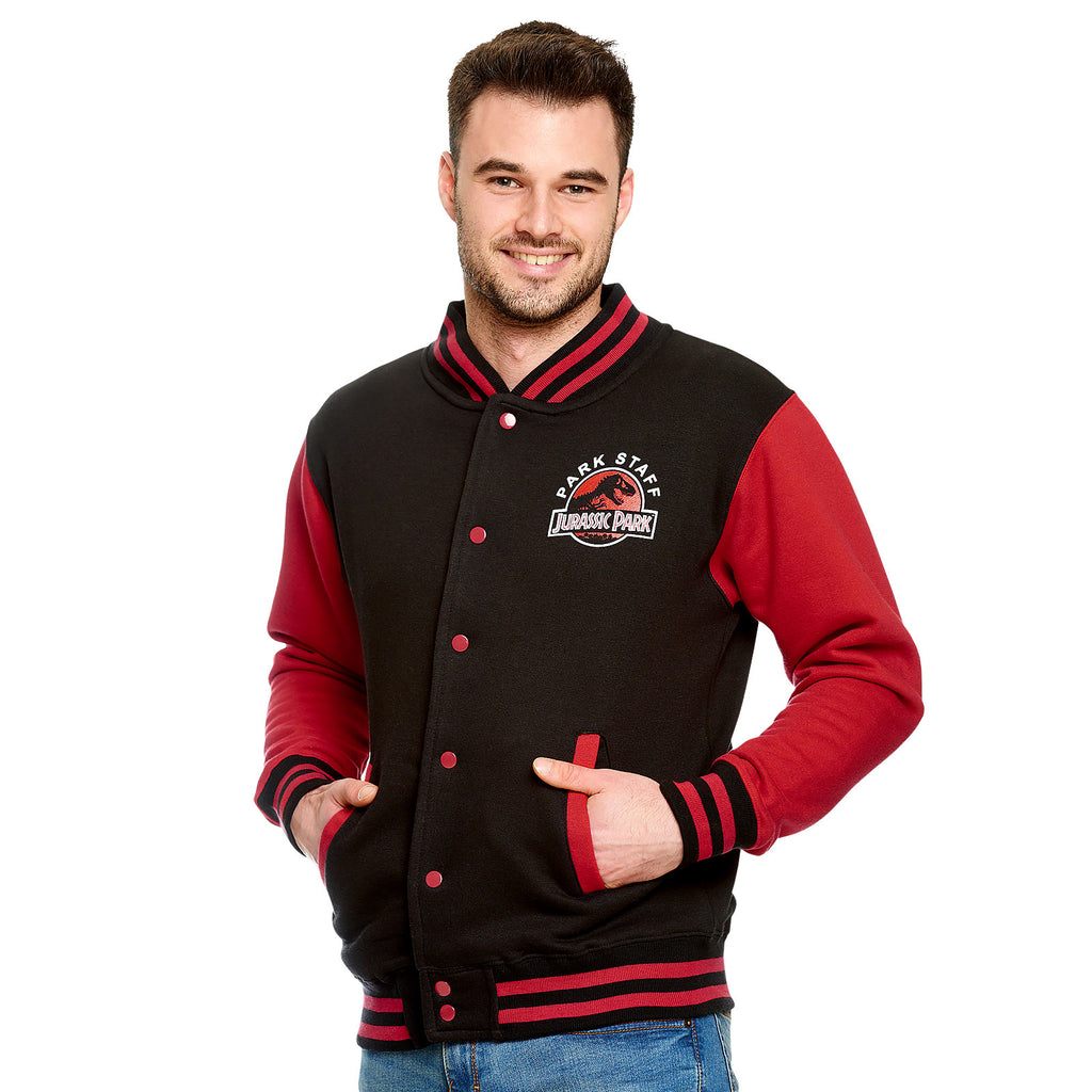 Produktbild Jurassic Park - Park Staff College Jacke schwarz-rot