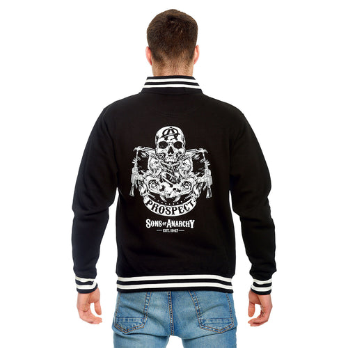Produktbild Sons of Anarchy - Reaper & Prospect College Jacke schwarz-weiß