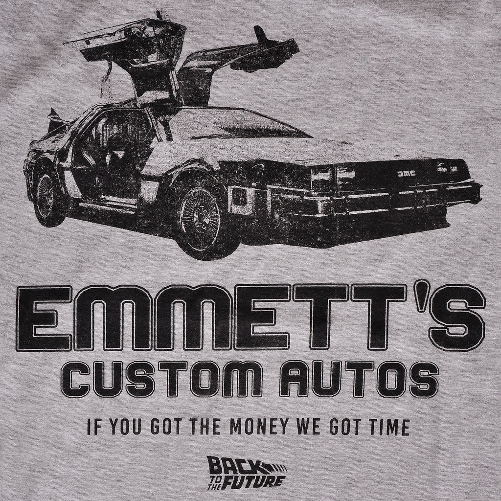 Produktbild Zurück in die Zukunft - Emmett's Custom Autos T-Shirt grau