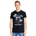Produktbild Doctor Who - Tardis Knock Knock T-Shirt blau