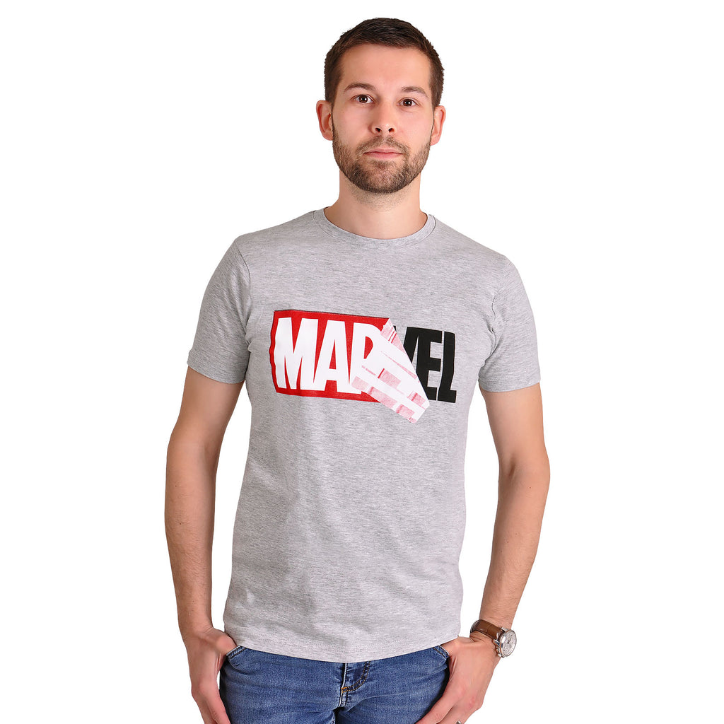 Produktbild Marvel - Logo Reveal T-Shirt grau