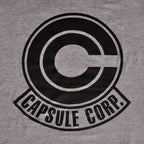 Produktbild Dragon Ball Z - Capsule Corporation Logo T-Shirt grau