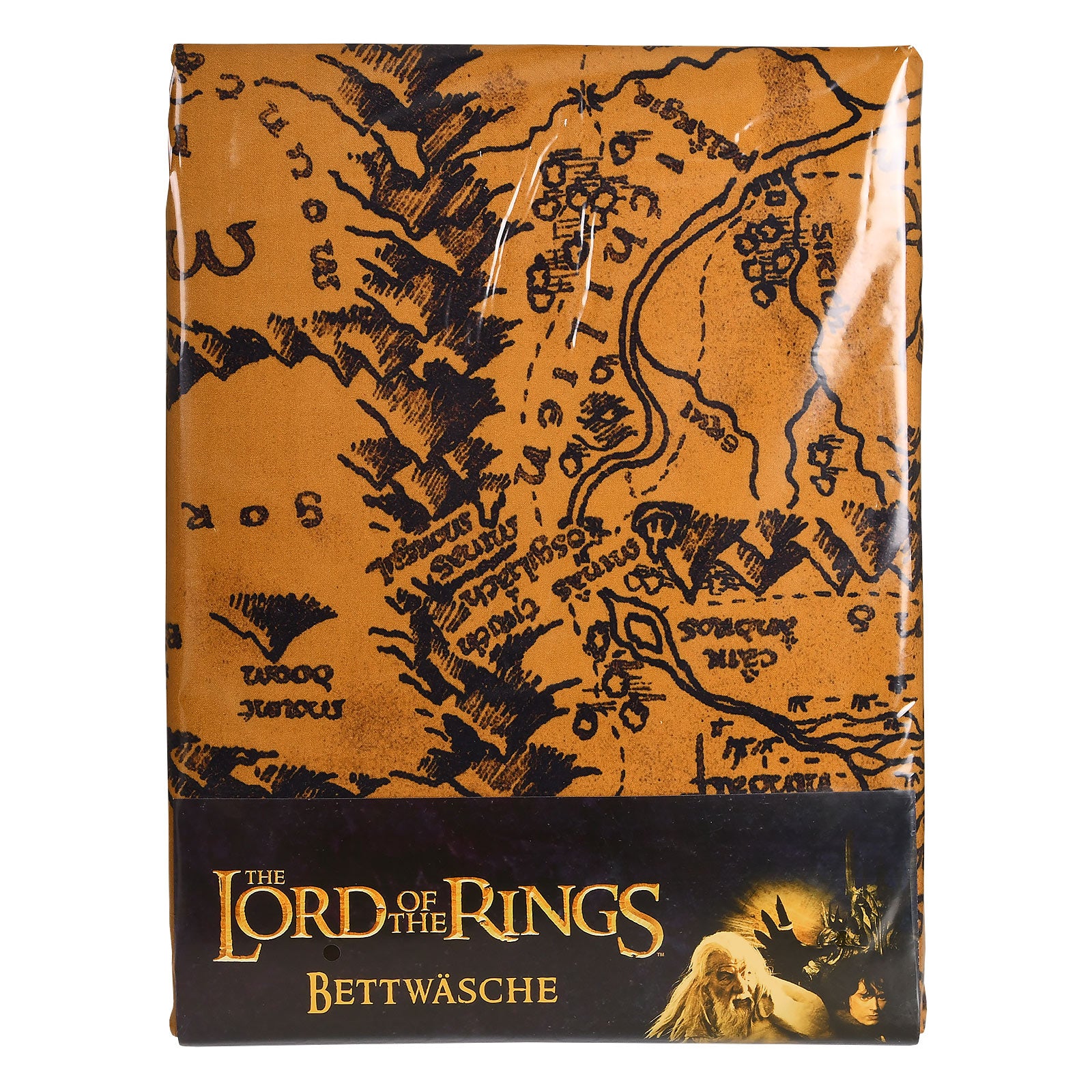 Produktbild Der Herr der Ringe - Mittelerde Karte Bettwäsche