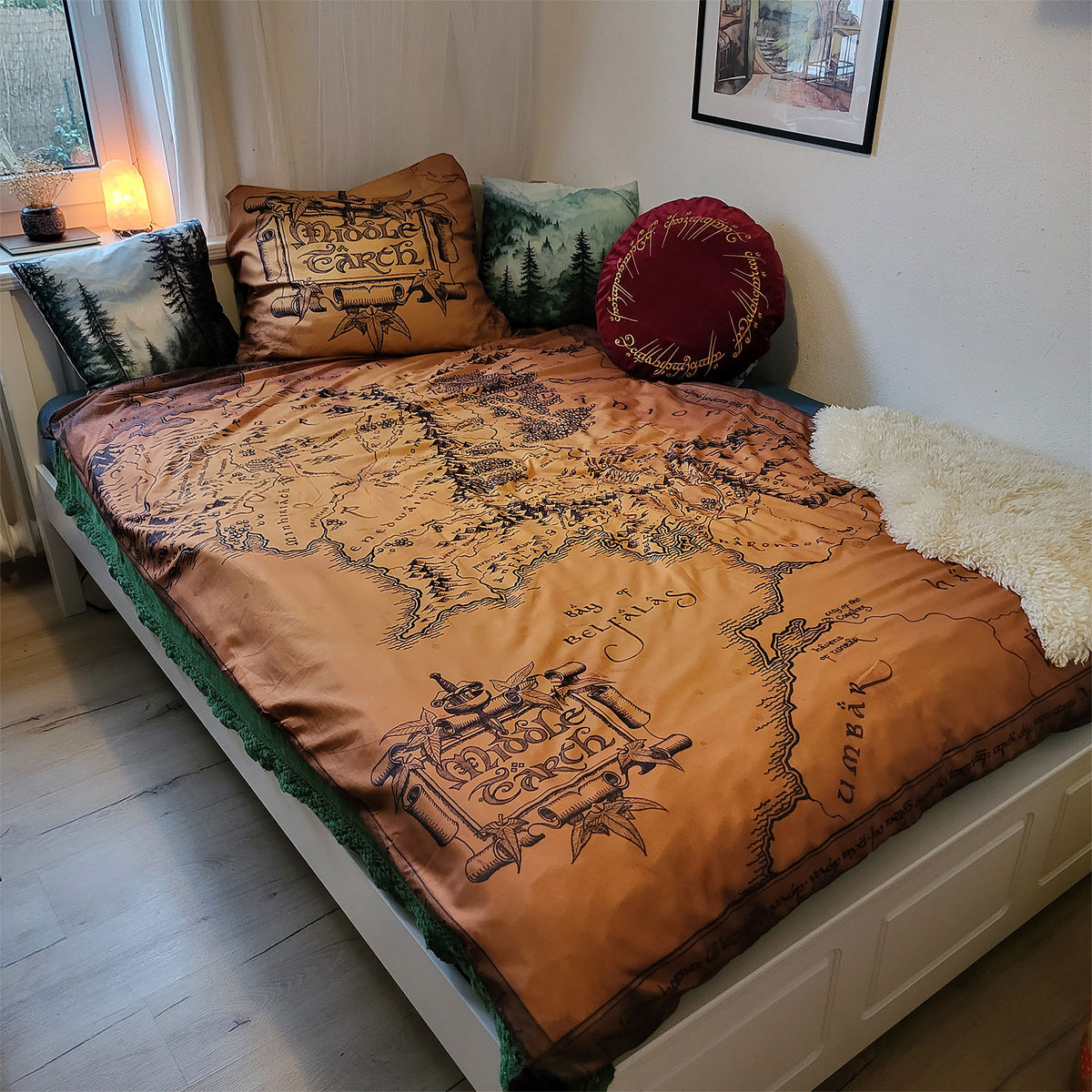 Produktbild Der Herr der Ringe - Mittelerde Karte Bettwäsche