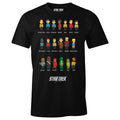 Produktbild Star Trek - Pixel Characters T-Shirt schwarz