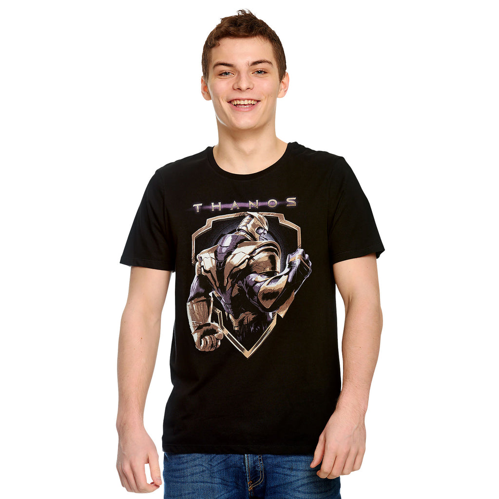 Produktbild Avengers - Thanos Crest T-Shirt schwarz