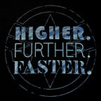 Produktbild Captain Marvel - Higher Further Faster T-Shirt schwarz