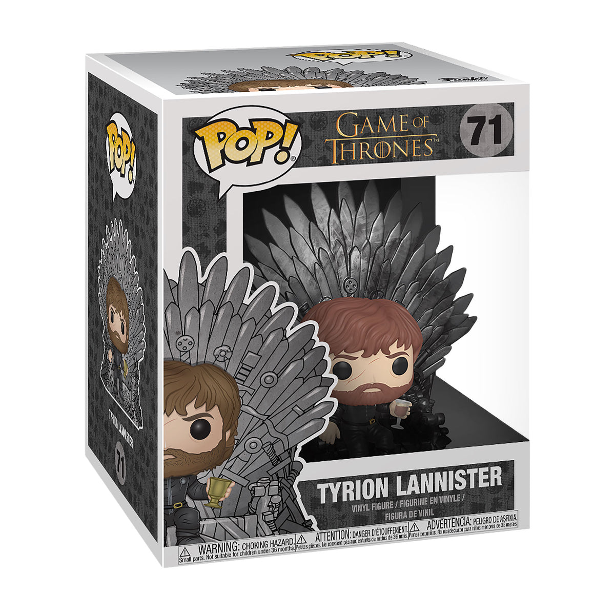 Produktbild Game of Thrones - Tyrion Lannister mit Eisernem Thron Funko Pop Figur