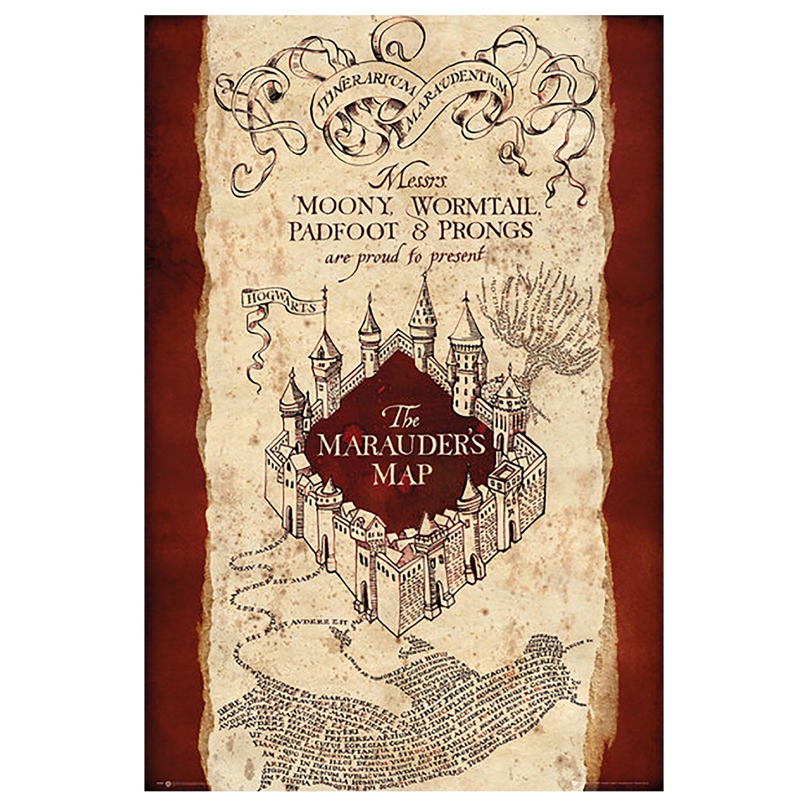 Product image Harry Potter - Marauder's Map Maxi Poster