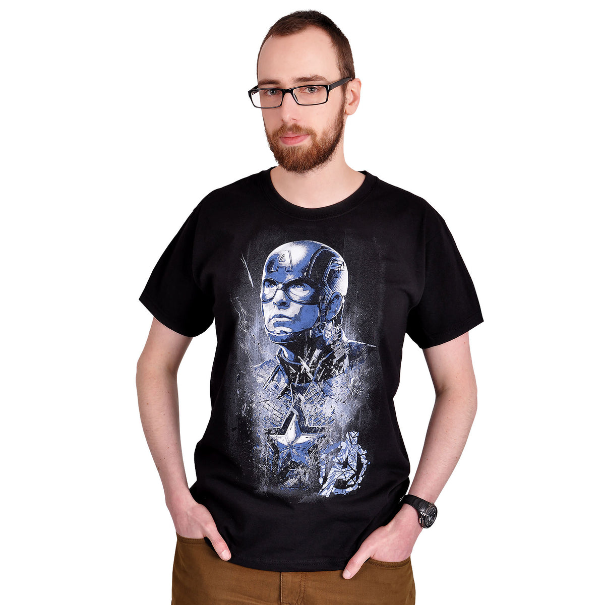 Produktbild Avengers - Captain America Endgame T-Shirt schwarz