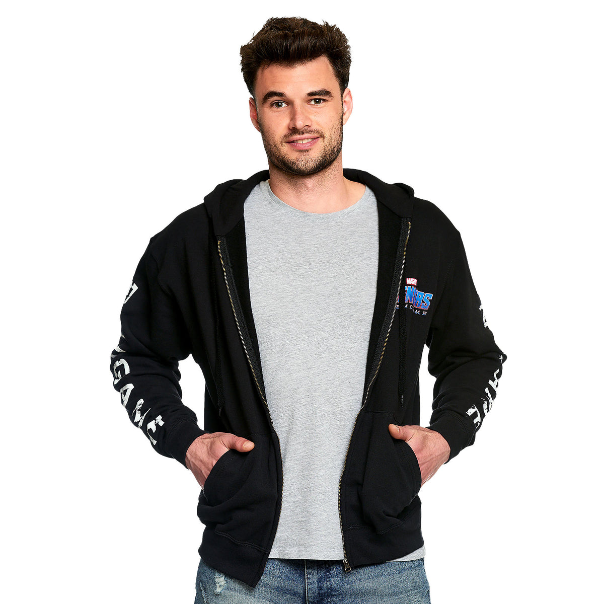 Produktbild Avengers - Endgame Logo Kapuzenjacke schwarz