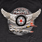Produktbild Captain Marvel - Air Force Pilot T-Shirt grau