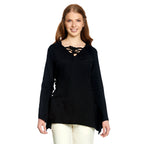 Produktbild Mittelalter Bluse Lea mit Kapuze schwarz