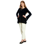 Produktbild Mittelalter Bluse Lea mit Kapuze schwarz