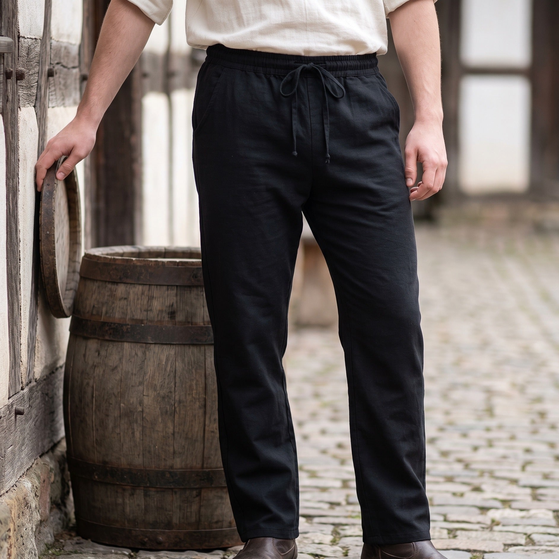 Produktbild Mittelalter Hose Jören schwarz